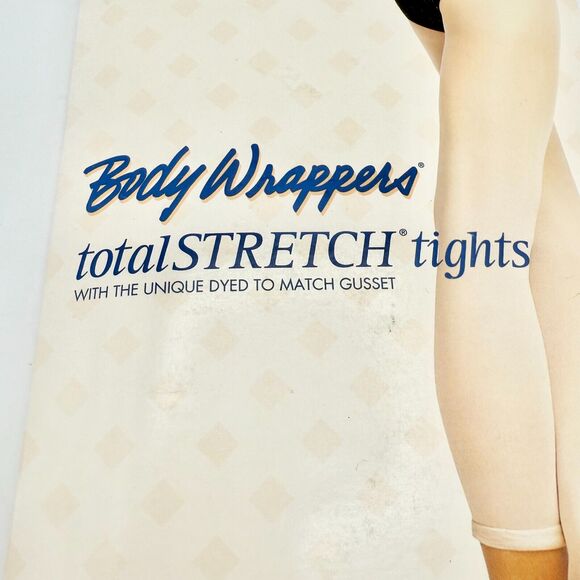 Body Wrappers Total Stetch Convertible Dance Tights Spandex BEIGE A31 SML/MED - Picture 2 of 7